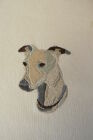 Whippet embroidery